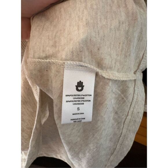 🐿️ NWOT Spiritual Gangster Moon Phase Irina Muscle Tank In Oatmeal & Gold Small - Picture 4 of 4